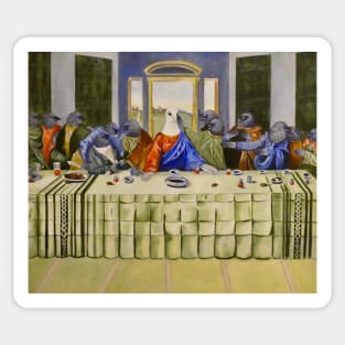 Leonardo "DaFinchy" and his Last Supper Sticker